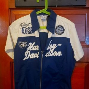 Women's zip HARLEY DAVIDSON work shirt